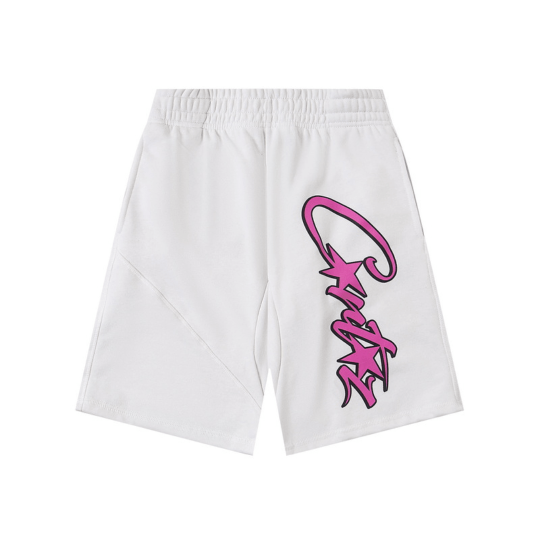 CRTZ Shorts White Pink