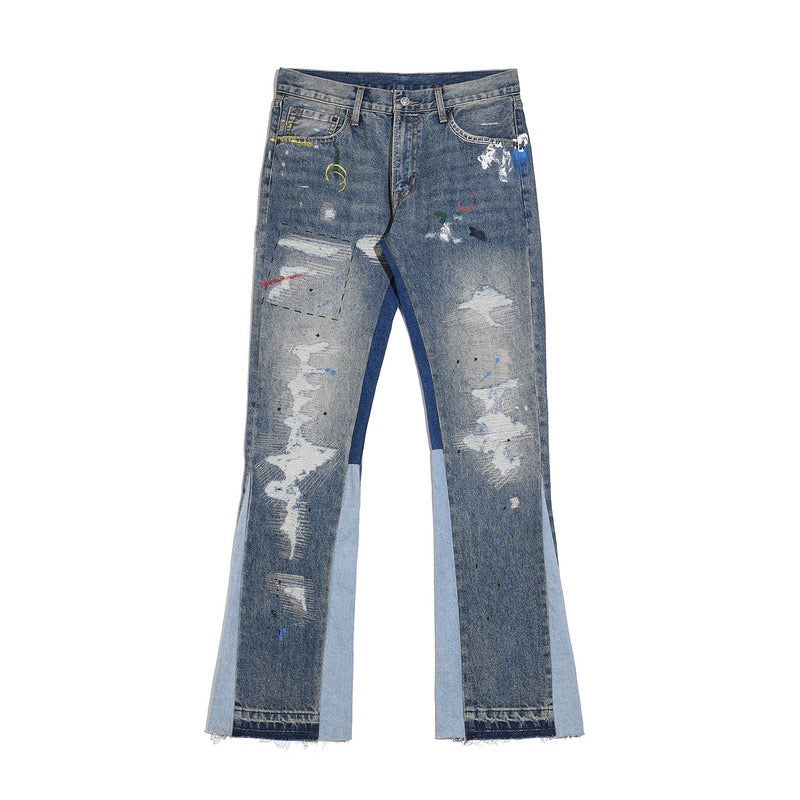Wavy Flared Denim