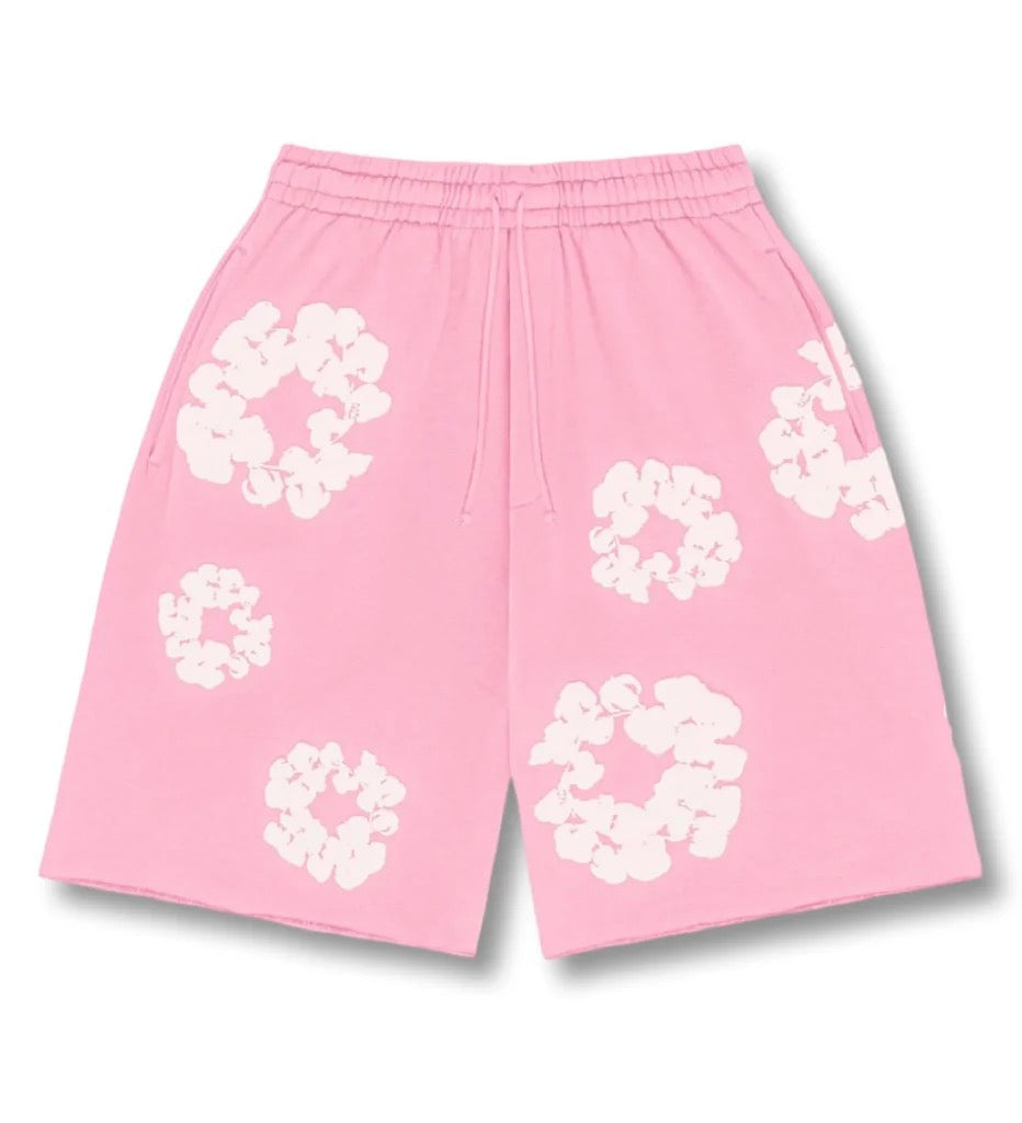 Flower Shorts Pink